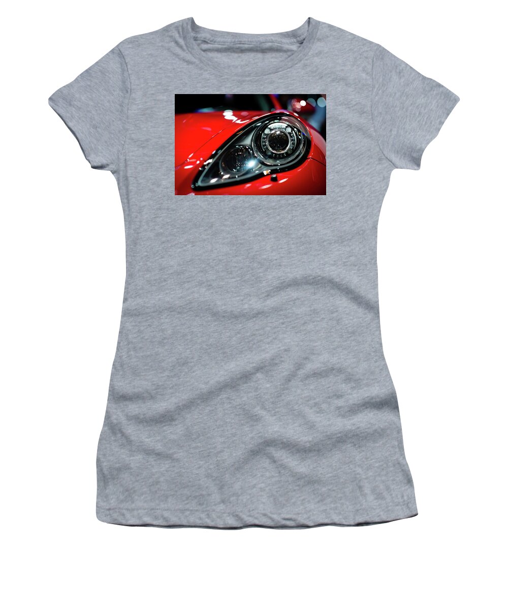 Auto Women's T-Shirt featuring the photograph Porsche Panamera GTS by Sebastian Musial