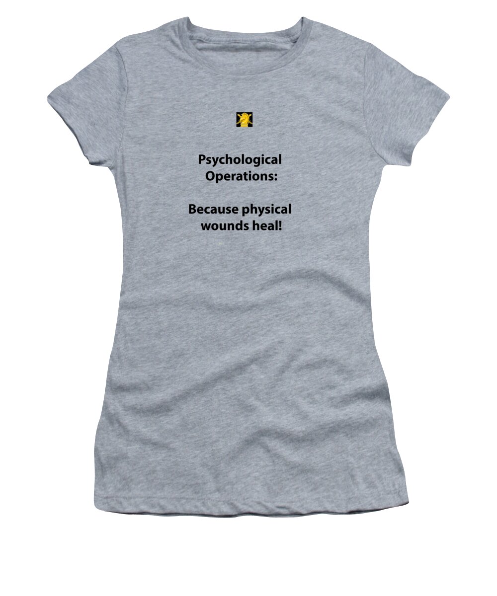  Women's T-Shirt featuring the photograph Psychological Operations by Dan McManus