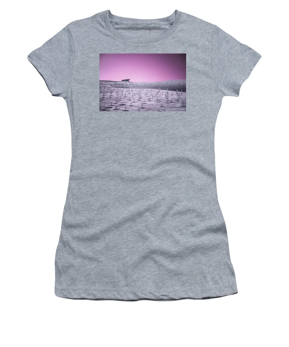 Canberra City Women's T-Shirt featuring the photograph Violet Dream by Ari Rex