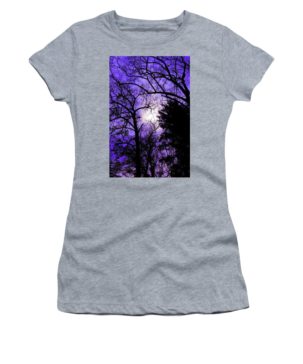 Landscape Women's T-Shirt featuring the photograph Night Landscape Print #1 by Jacob Folger