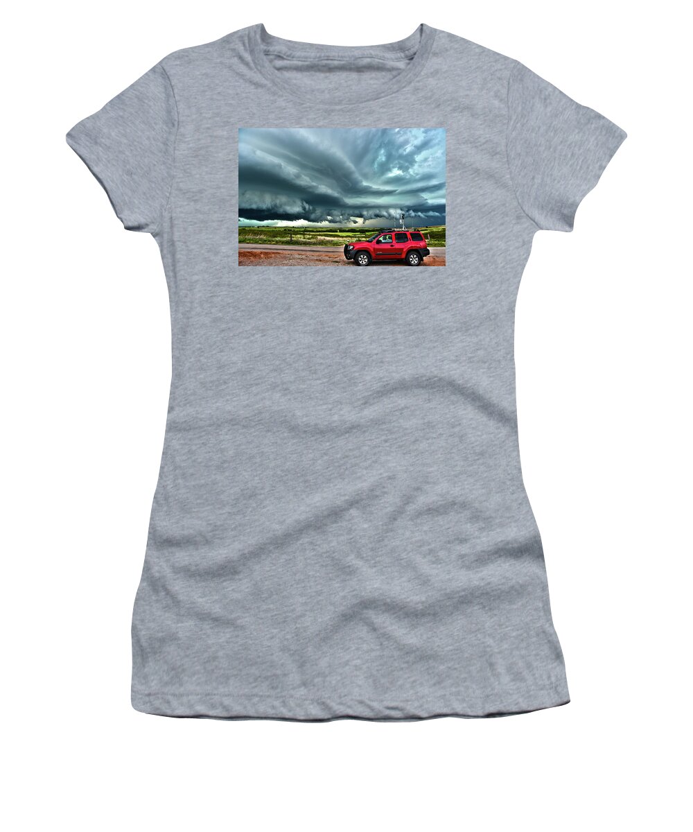 Weather Women's T-Shirt featuring the photograph Putnam, Oklahoma by Colt Forney