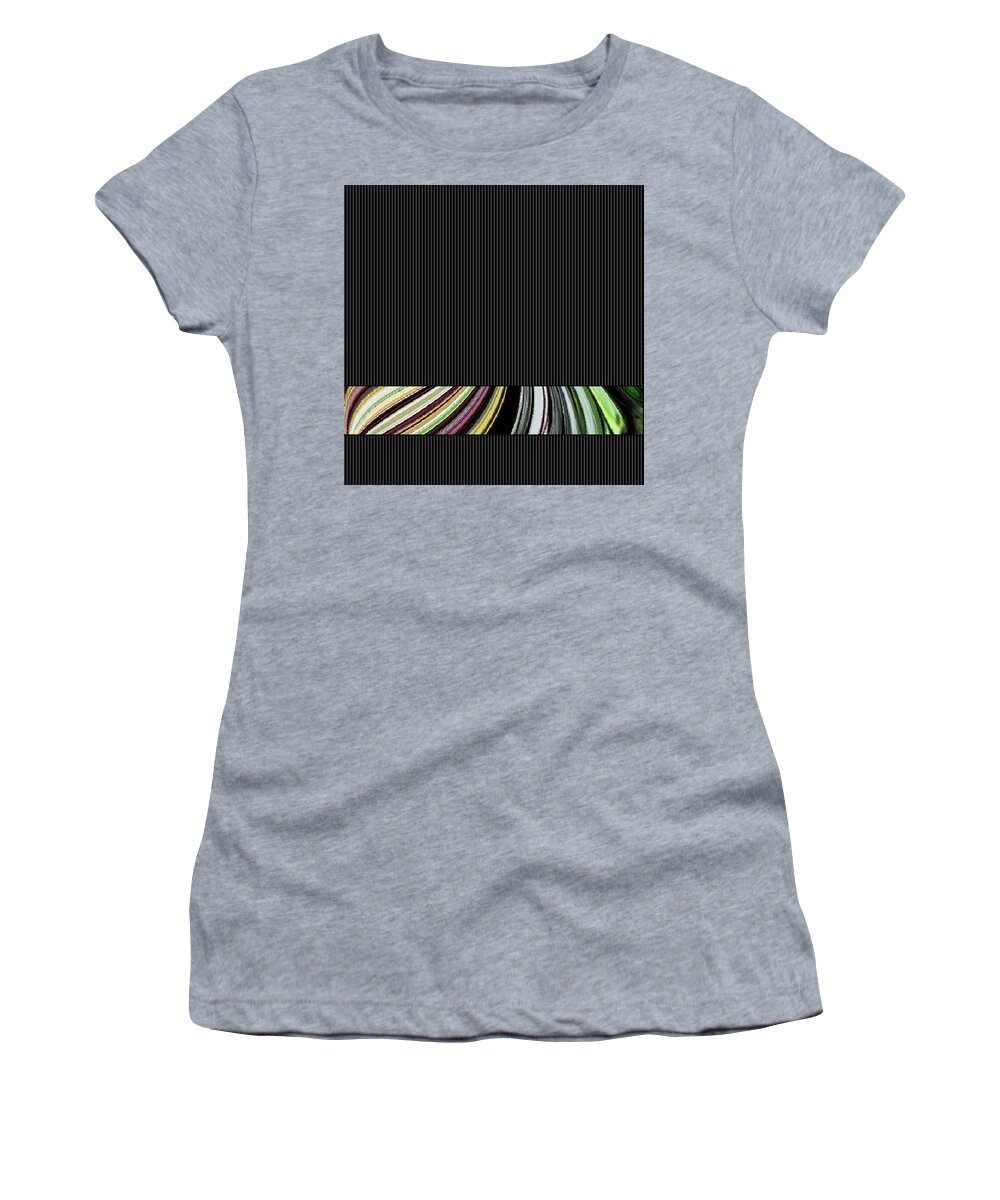 Black Women's T-Shirt featuring the digital art Qaualified by Designs By L