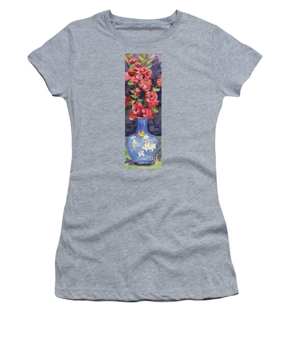 Quince Women's T-Shirt featuring the painting Quince #3 by Anne Marie Brown