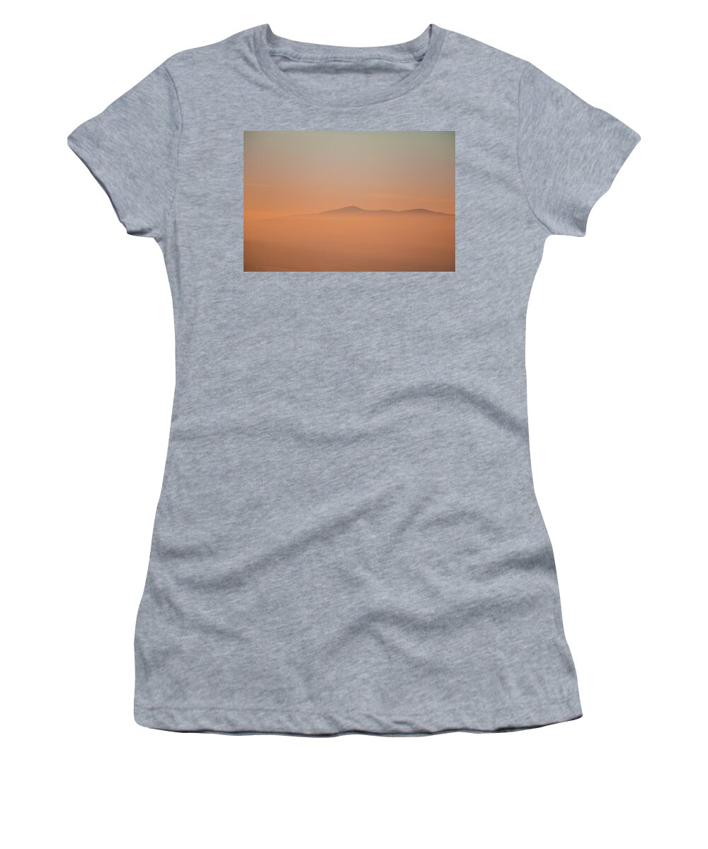 Lysa Hora Women's T-Shirt featuring the photograph Red-orange glow by Vaclav Sonnek