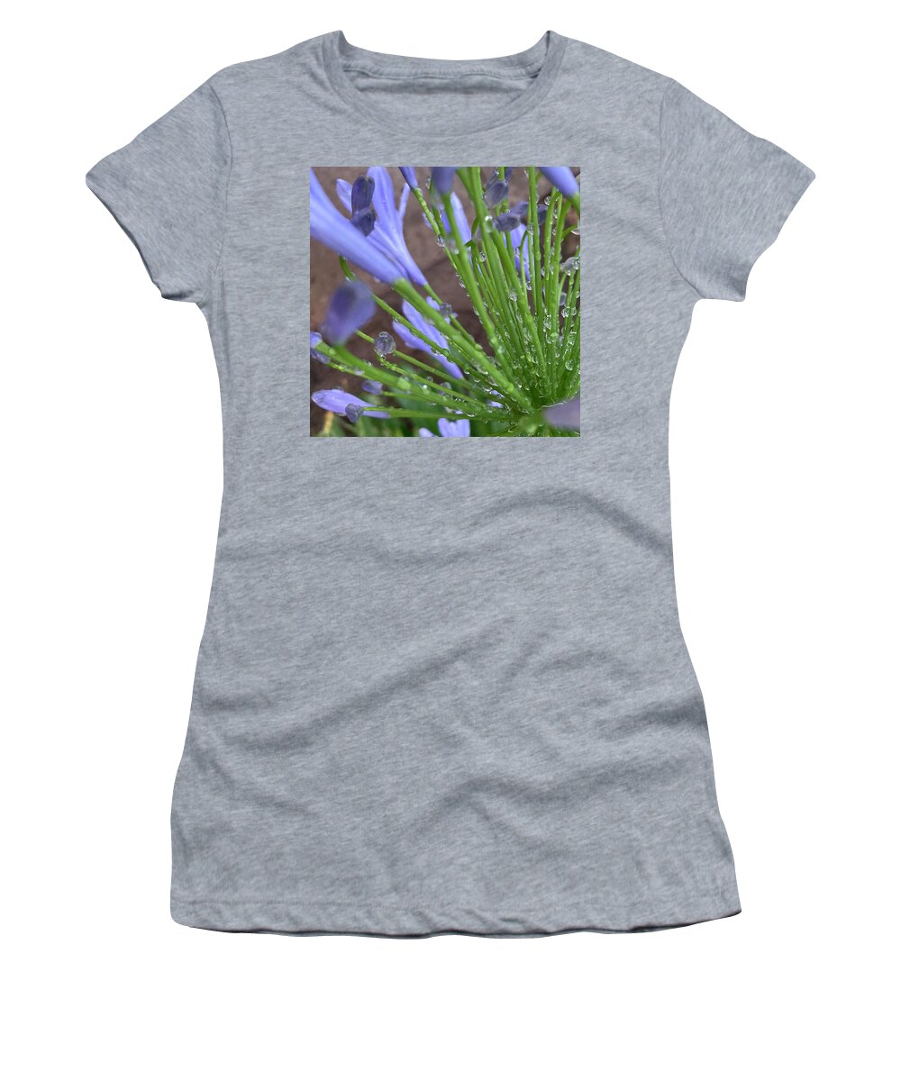 Agapanthus Women's T-Shirt featuring the photograph Rejuvenation by Shannon Grissom