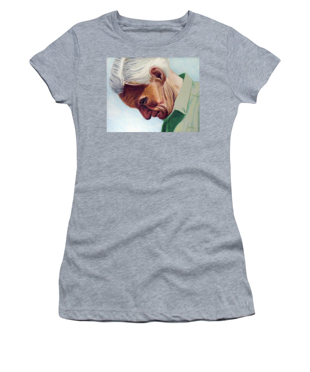 Pastel Women's T-Shirt featuring the pastel Remembering by Brian Jay