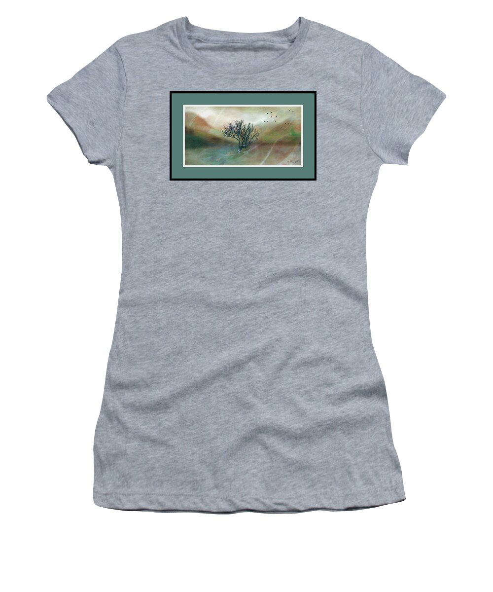 Trees Women's T-Shirt featuring the photograph Rest Stop Ahead by Rene Crystal