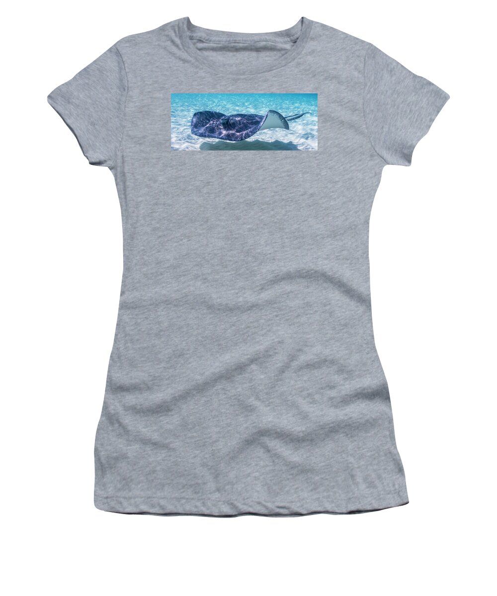Animals Women's T-Shirt featuring the photograph Riffles by Lynne Browne