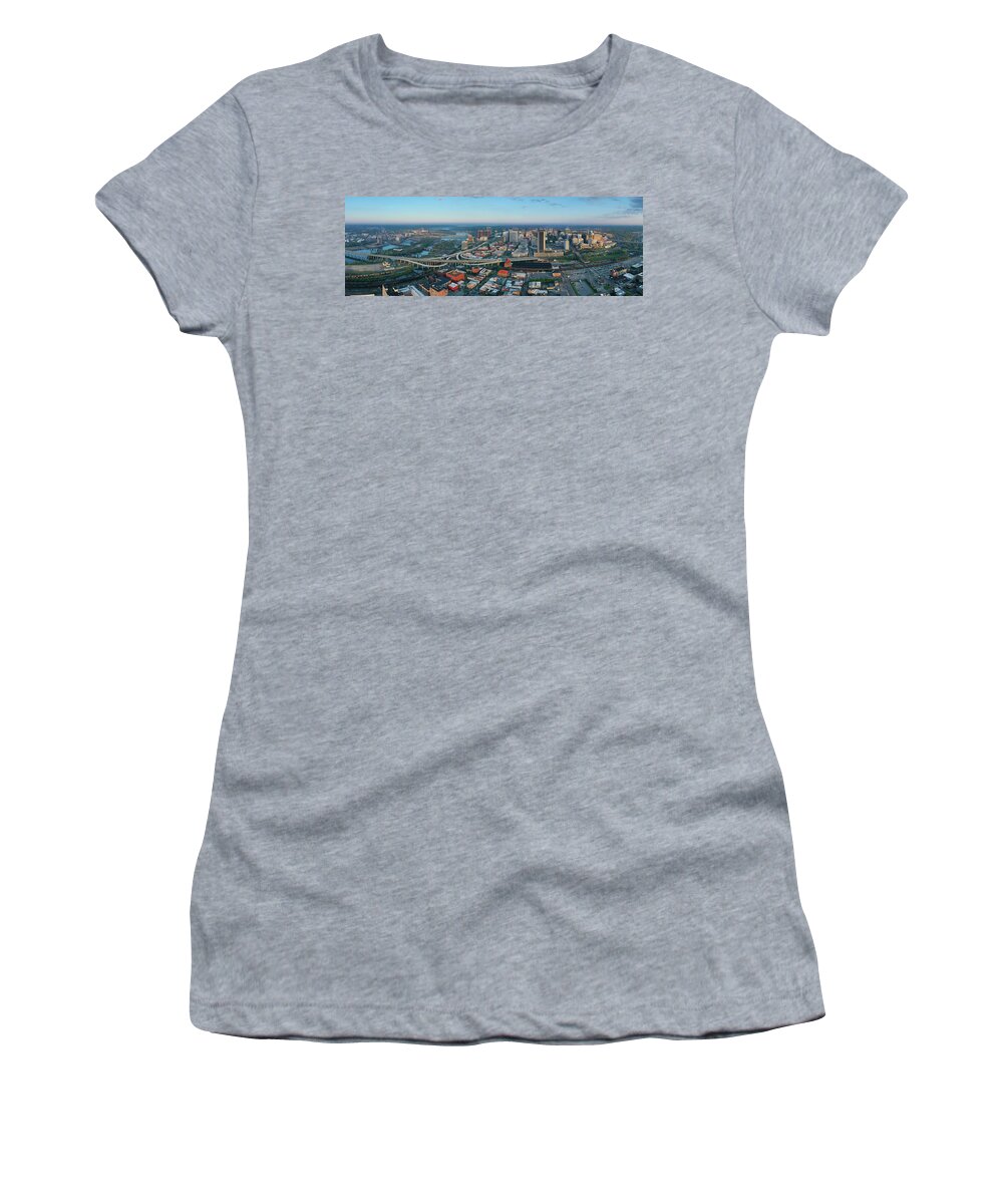 Richmond Women's T-Shirt featuring the photograph Rva 010 by Richmond Aerials