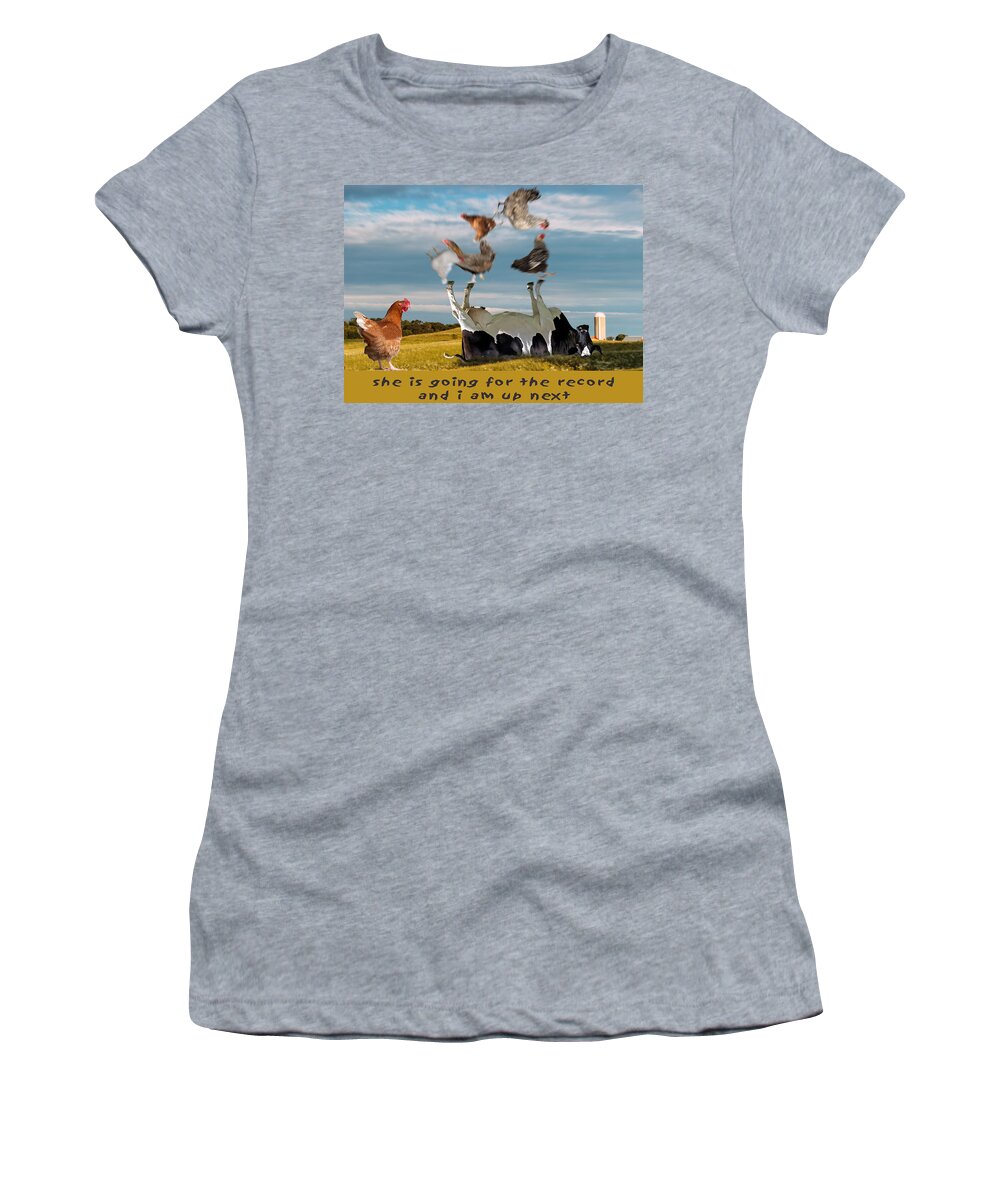 Adventurers Of Sadie And Emma Women's T-Shirt featuring the photograph Sadie and Emma by James Bethanis