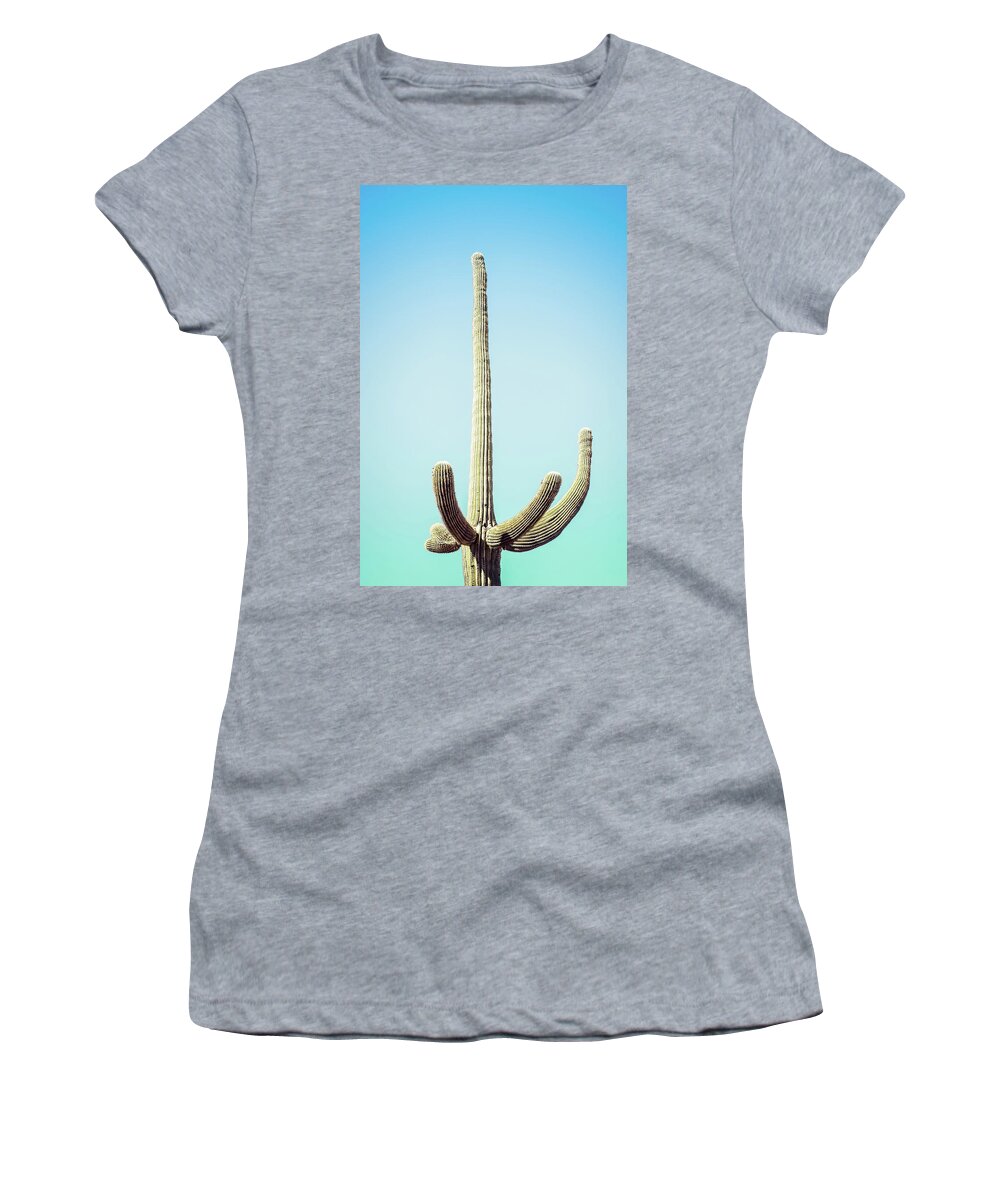 Atmospheric Women's T-Shirt featuring the photograph Saguaro #2 by Jennifer Wright