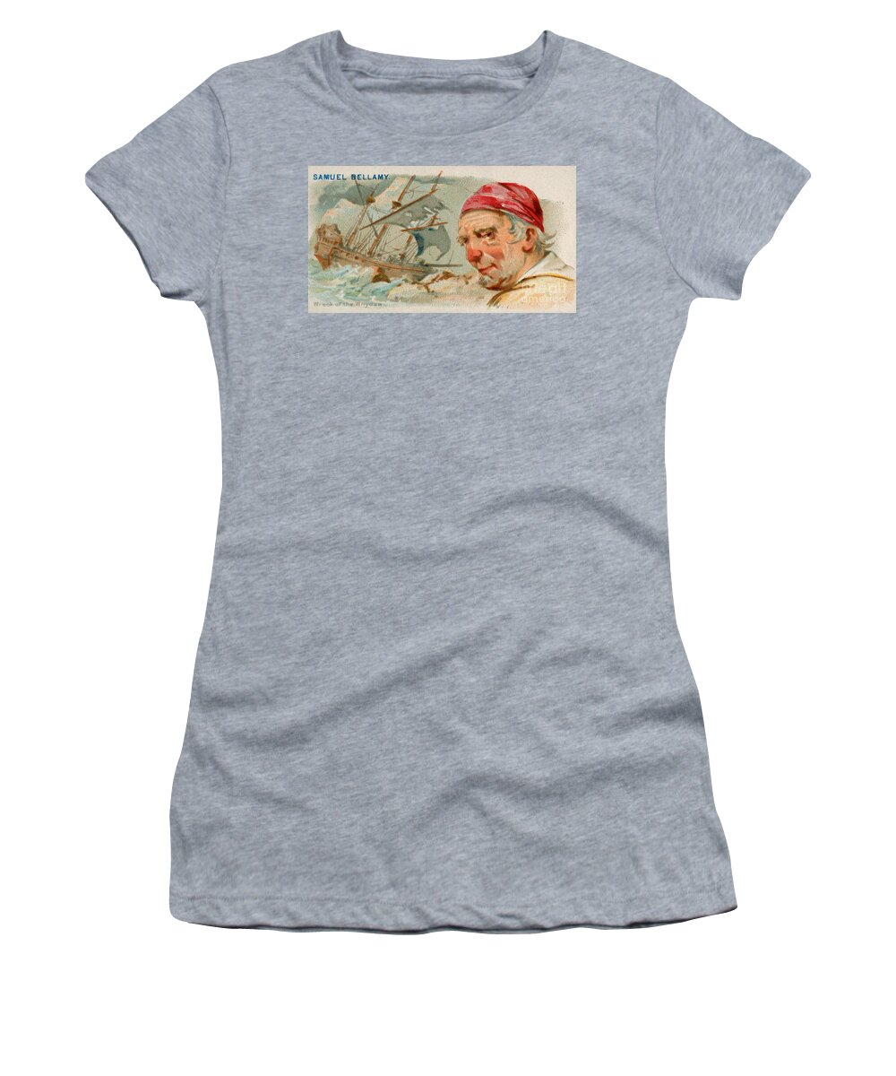 1888 Women's T-Shirt featuring the photograph Samuel Bellamy, English Pirate by Science Source