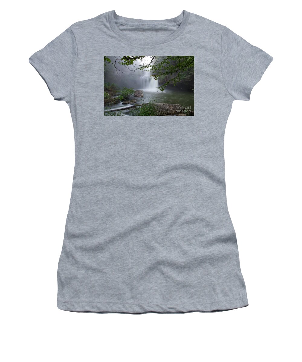 Savage Falls Women's T-Shirt featuring the photograph Savage Falls 21 by Phil Perkins