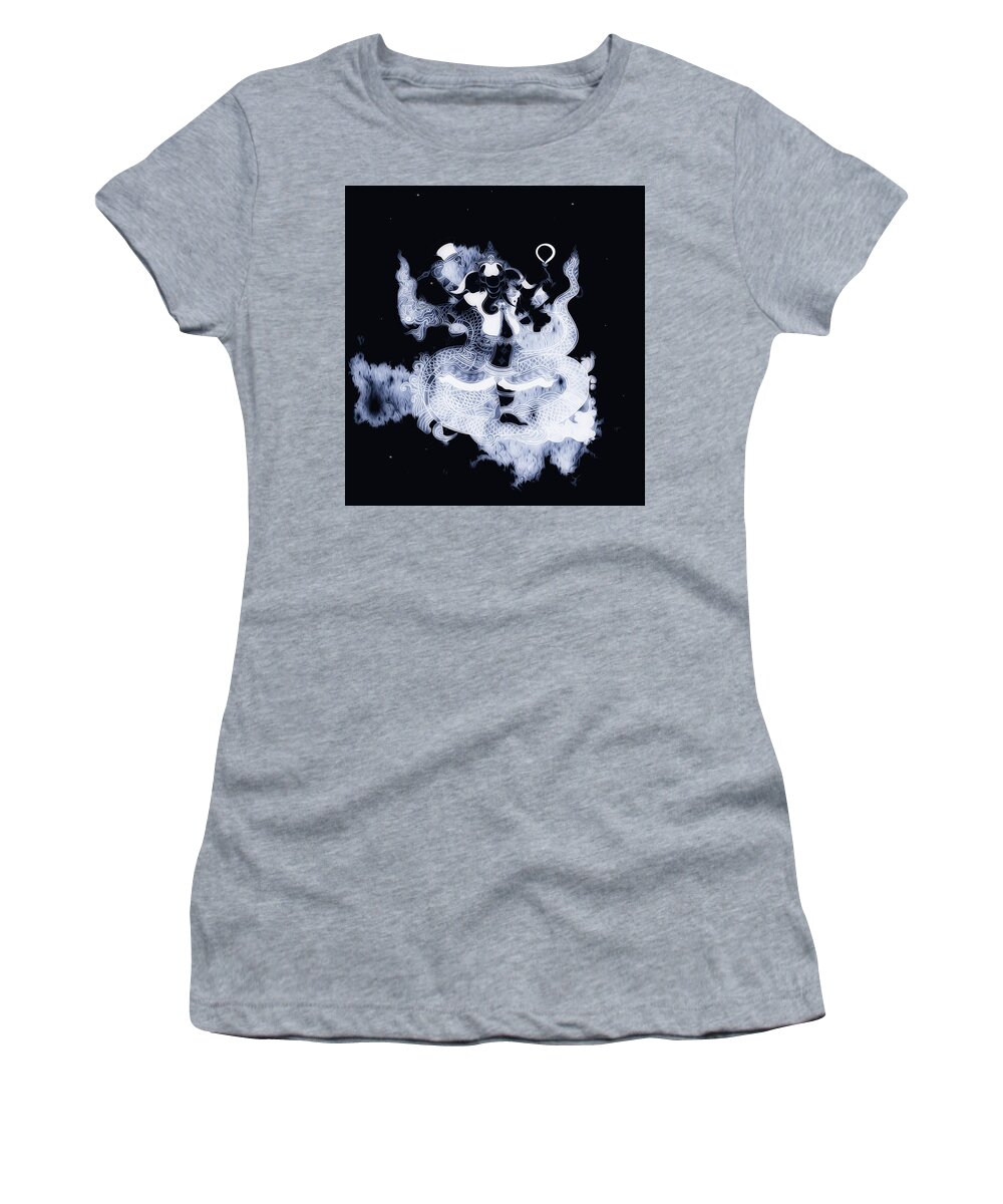 Ganesh Women's T-Shirt featuring the digital art Self The Totality by Jeff Malderez