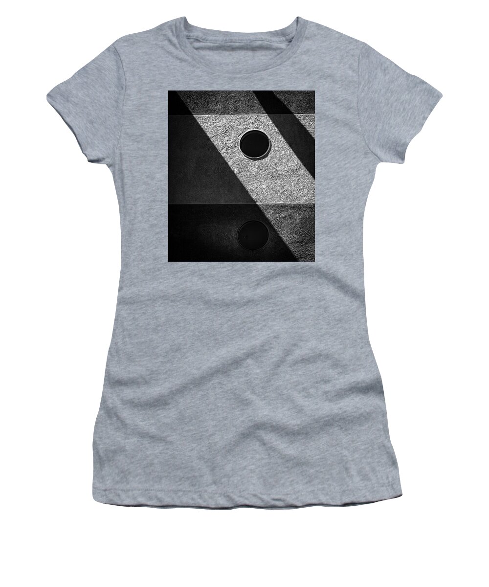 Shadow Play #12 Women's T-Shirt featuring the photograph Shadow Play #12 by Paul Bartell