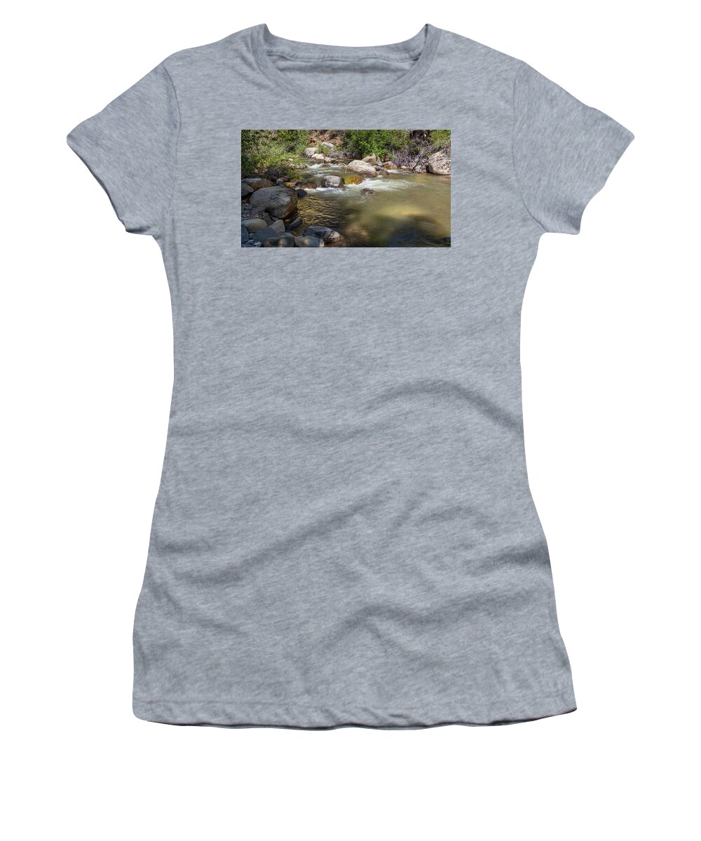  Women's T-Shirt featuring the photograph Silver Creek by Nicholas McCabe
