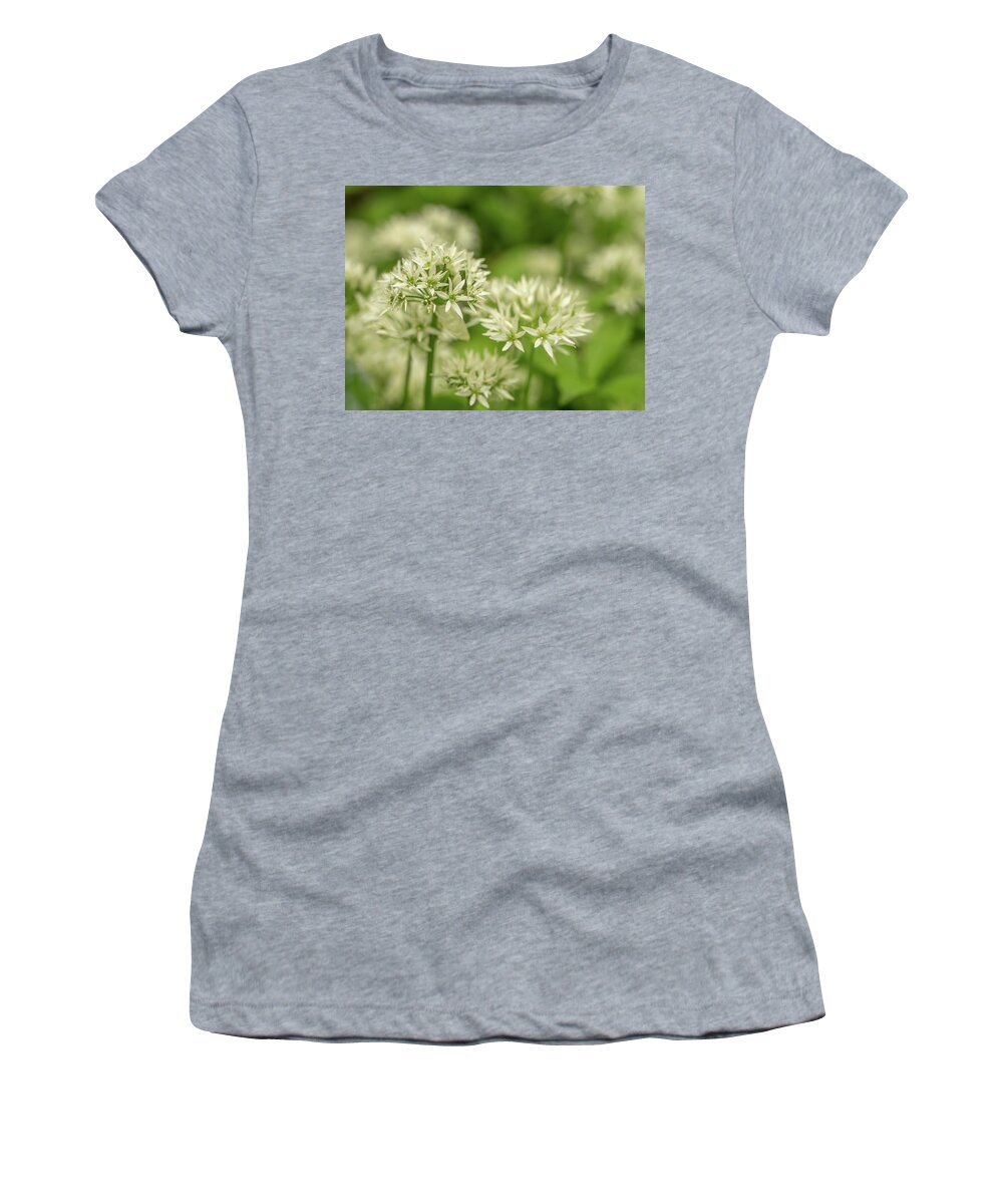 Wild Garlic Women's T-Shirt featuring the photograph Smell the garlic by Average Images