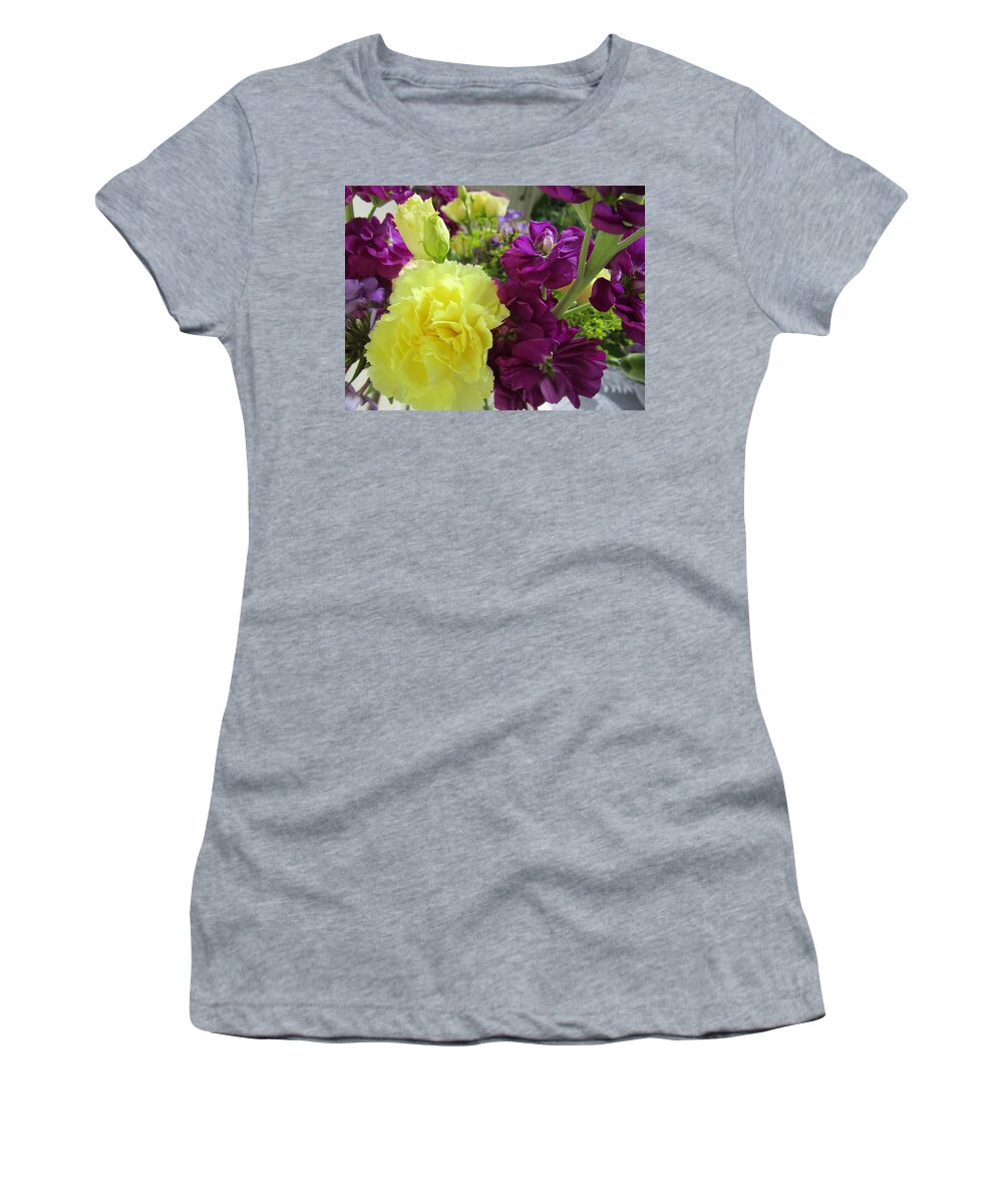 Cut Flowers Women's T-Shirt featuring the photograph Soothing by Rosita Larsson