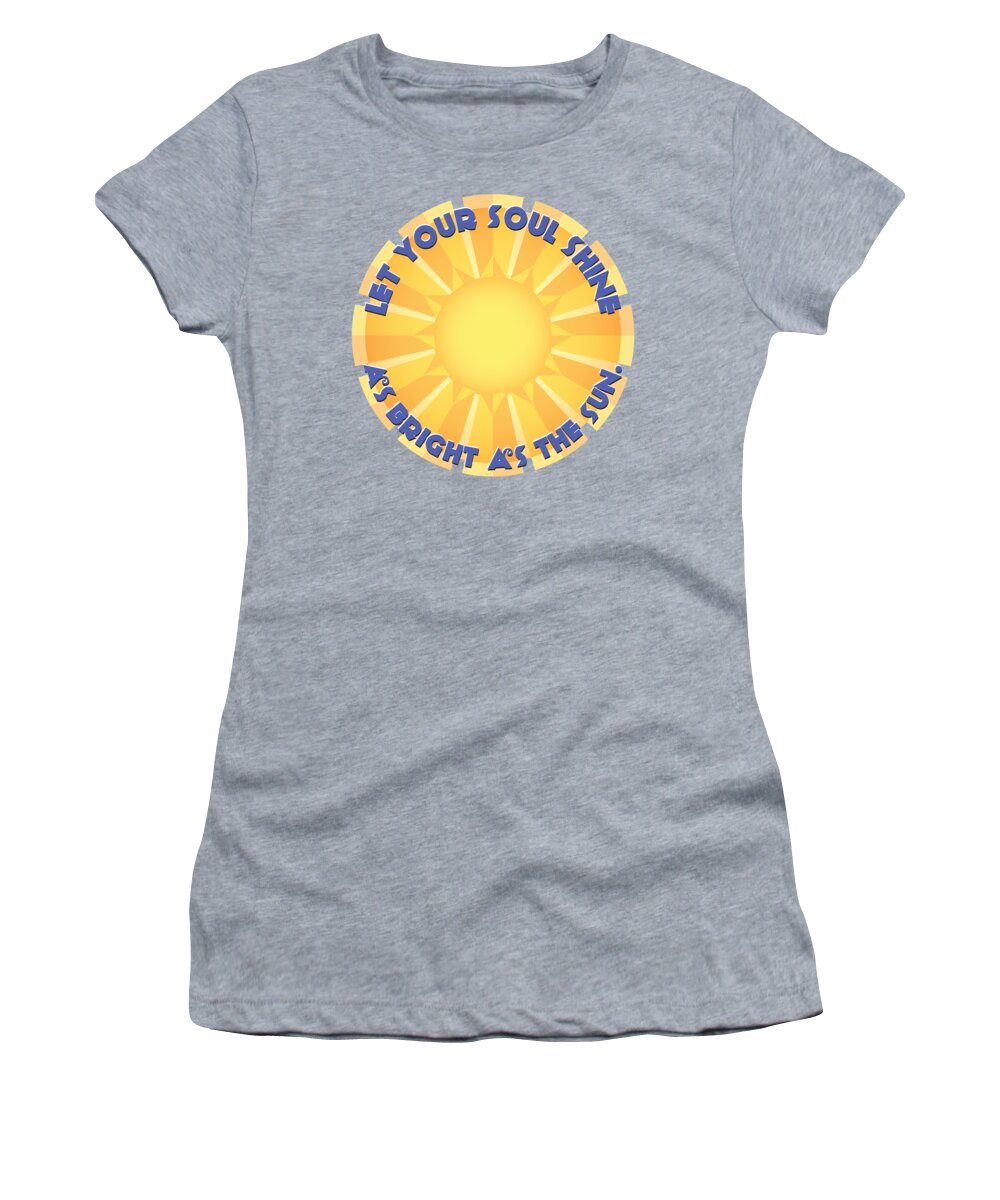 Soul Women's T-Shirt featuring the drawing Soulshine by Greg Joens