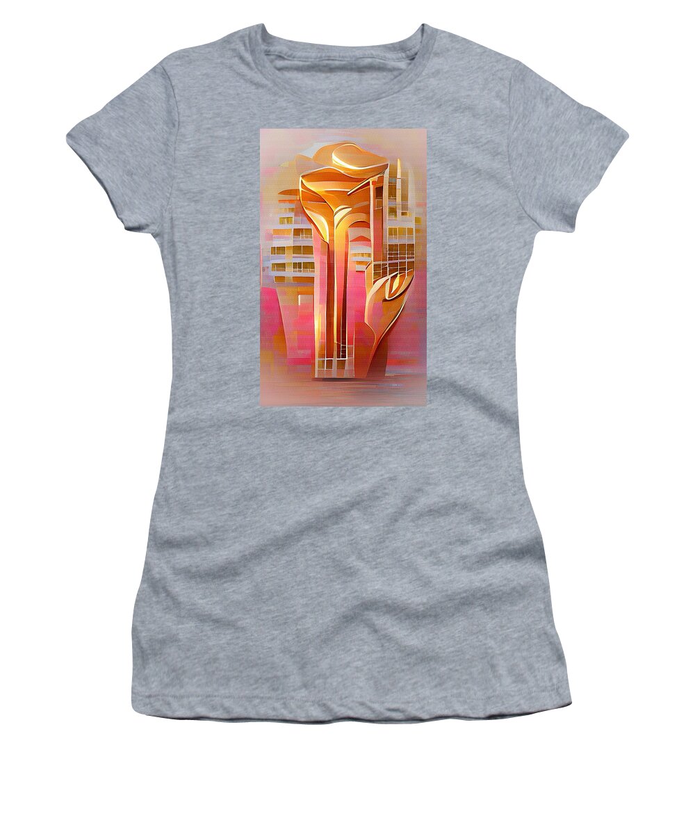 Miami Women's T-Shirt featuring the digital art South Beach by David Manlove
