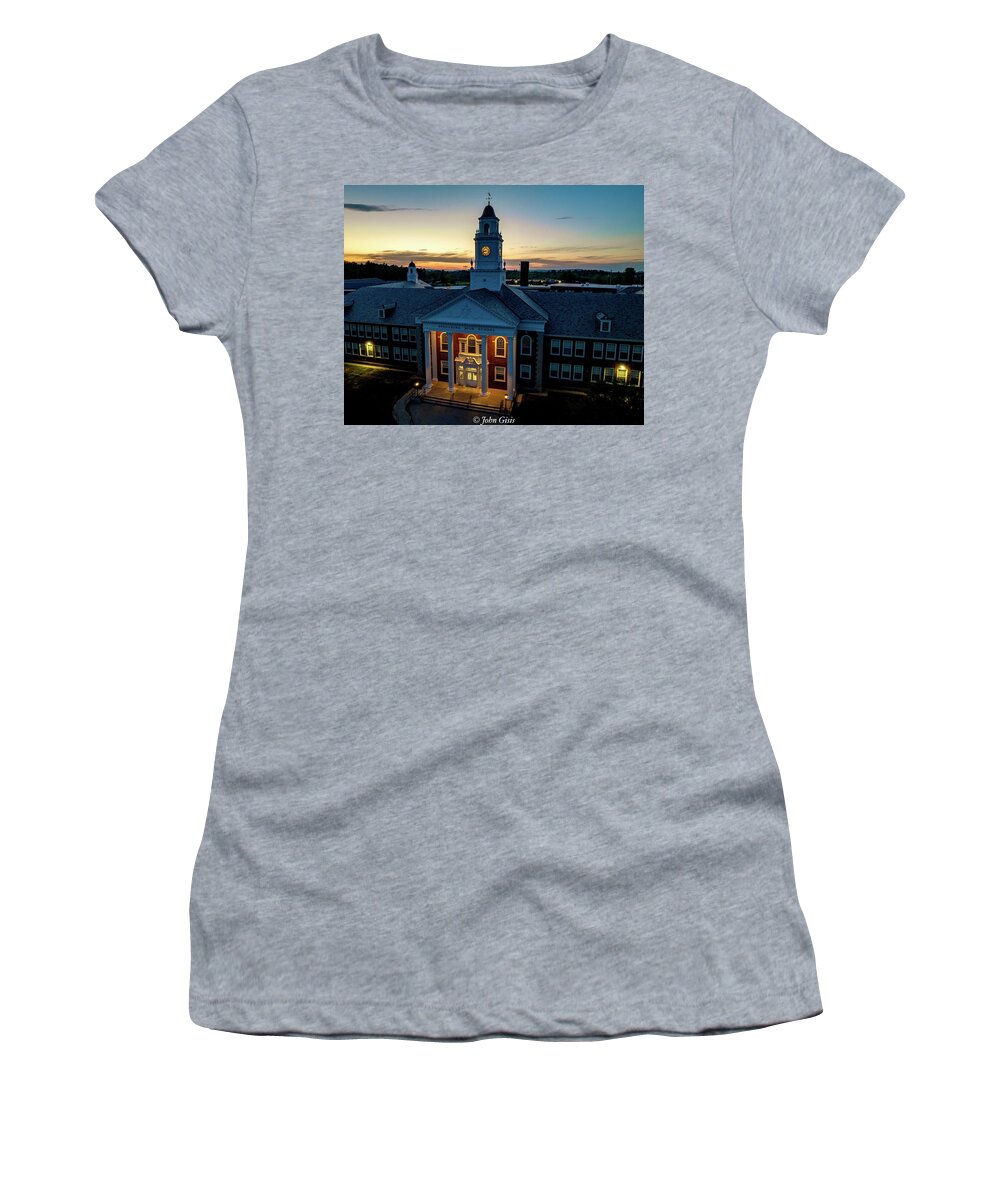  Women's T-Shirt featuring the photograph Spaulding High School by John Gisis