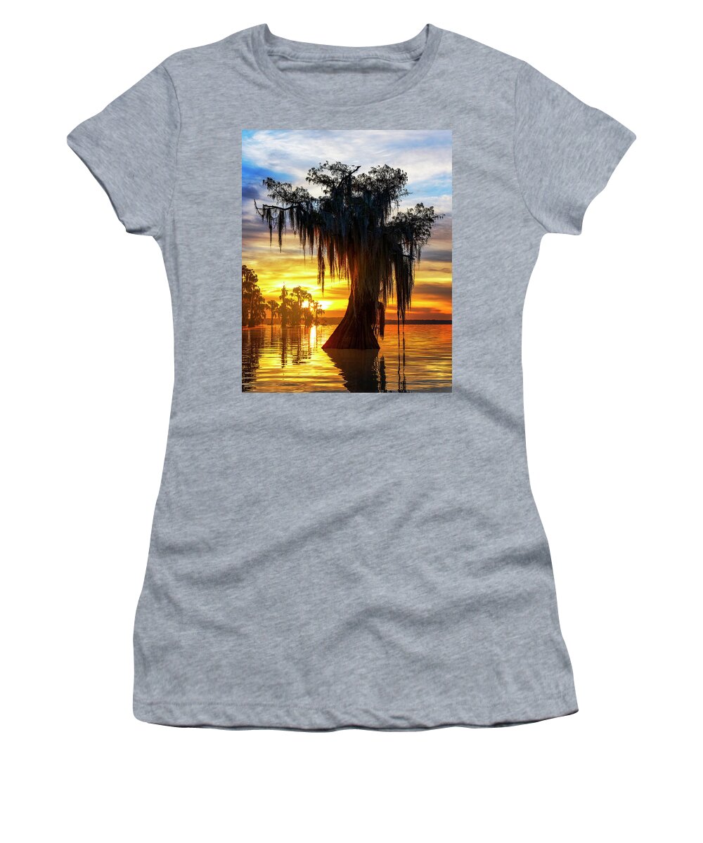 Atchafalaya Basin Women's T-Shirt featuring the photograph Splendor by Andy Crawford