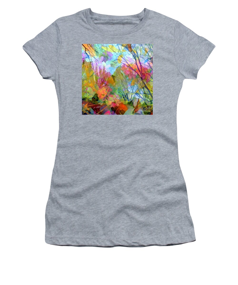Spring Images Women's T-Shirt featuring the photograph Spring Collage by Jodie Marie Anne Richardson Traugott     aka jm-ART
