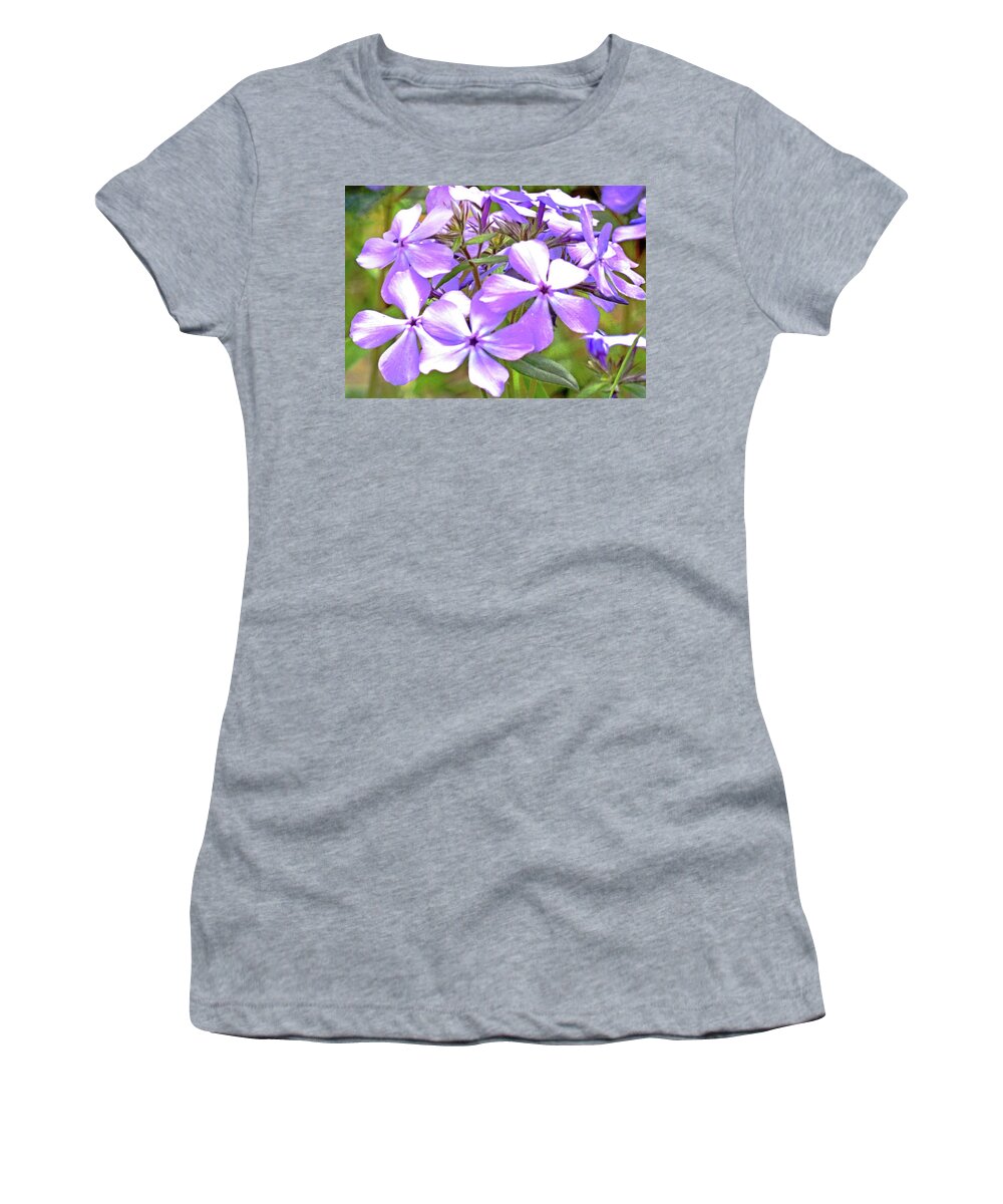 Wildflower Women's T-Shirt featuring the photograph Spring Phlox by Marty Koch