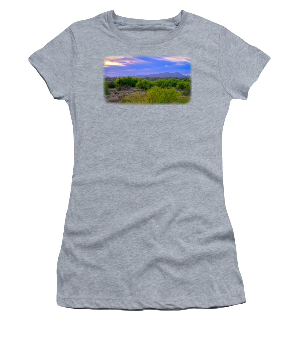 Arizona Women's T-Shirt featuring the photograph Spring Valley View 25090 by Mark Myhaver