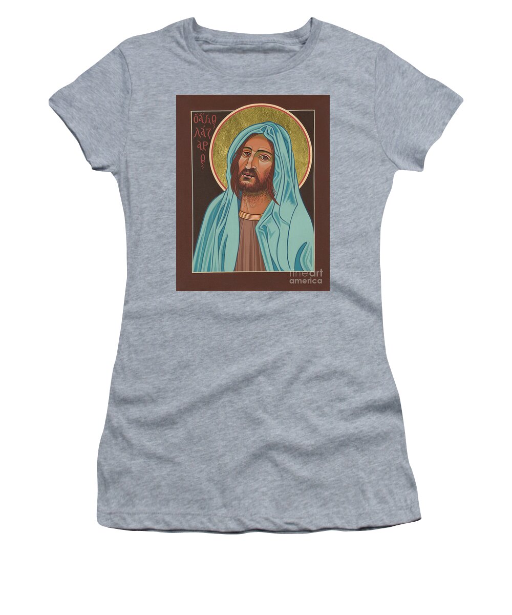 St Lazarus Of Bethany Women's T-Shirt featuring the painting St Lazarus of Bethany by William Hart McNichols