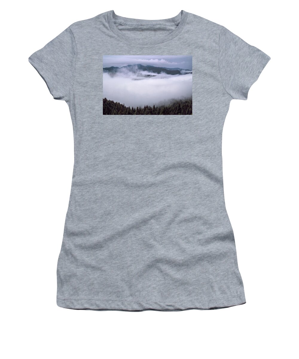 Tzoumerka Women's T-Shirt featuring the photograph Stillness by Elias Pentikis