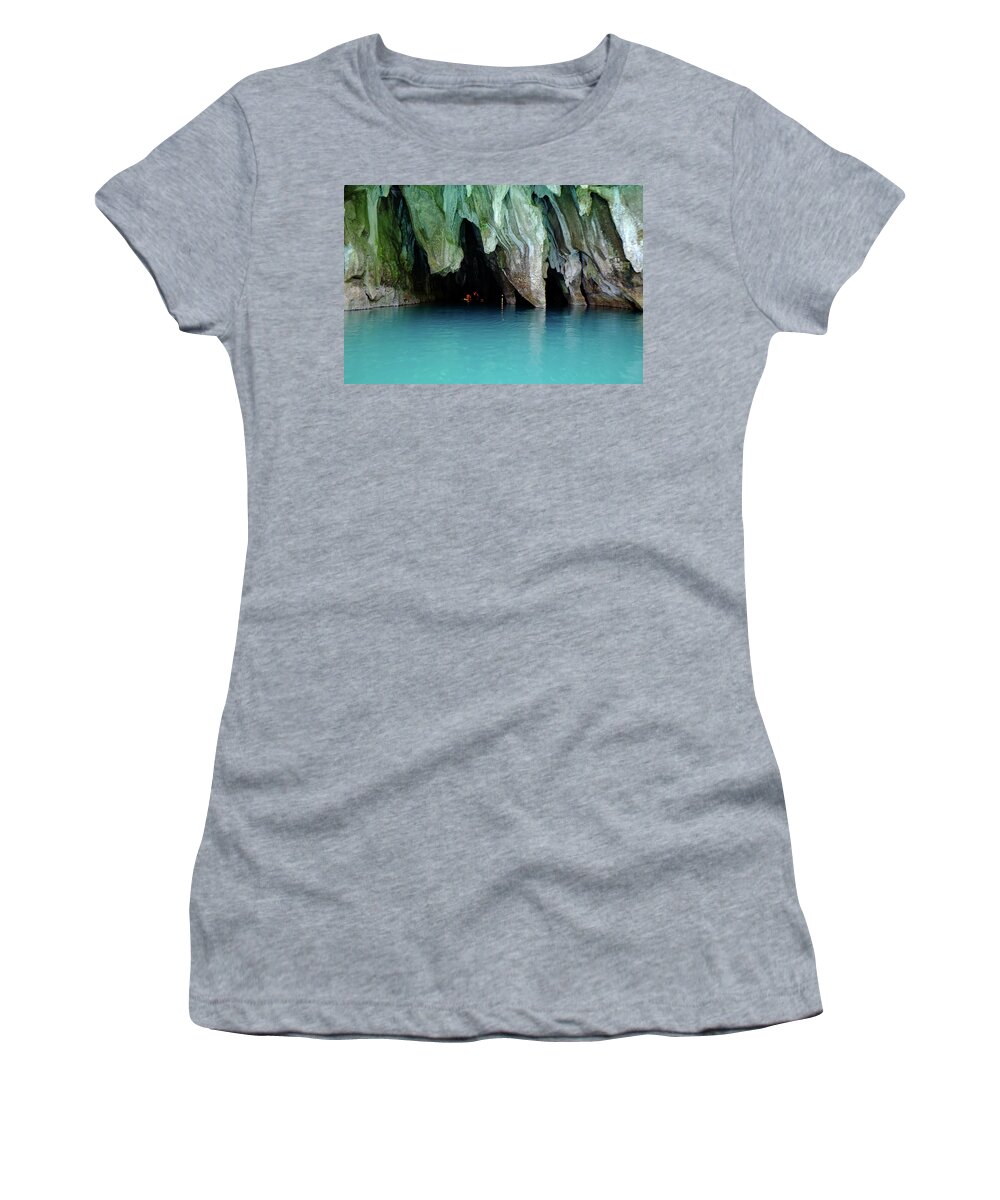 Philippines Women's T-Shirt featuring the photograph Subterranean River National Park by Arj Munoz