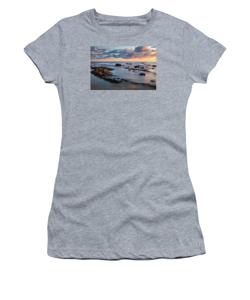Ocean Women's T-Shirt featuring the photograph Sun Kissed by Laura Roberts