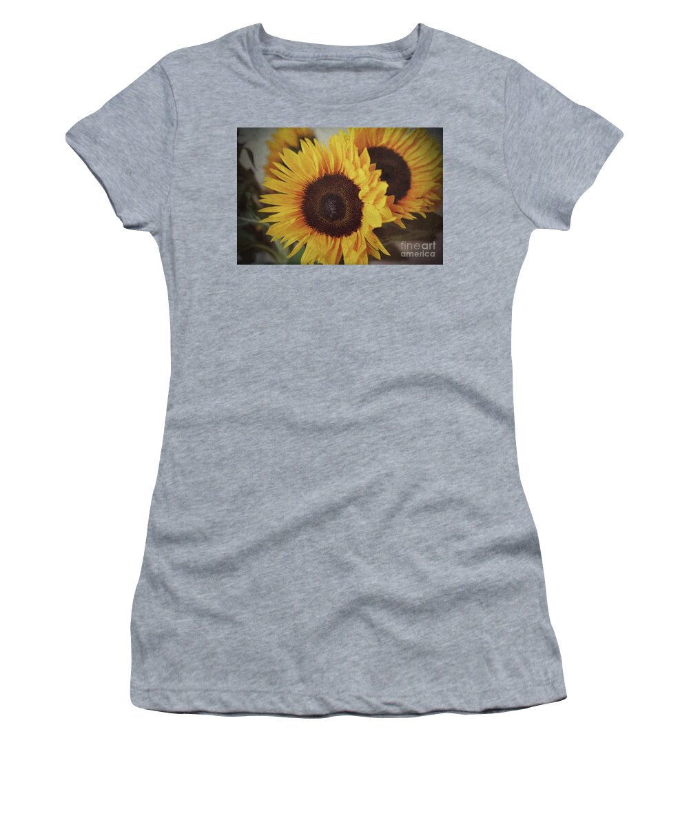 Sunflower Women's T-Shirt featuring the photograph Sunflower 2 by Claudia Zahnd-Prezioso