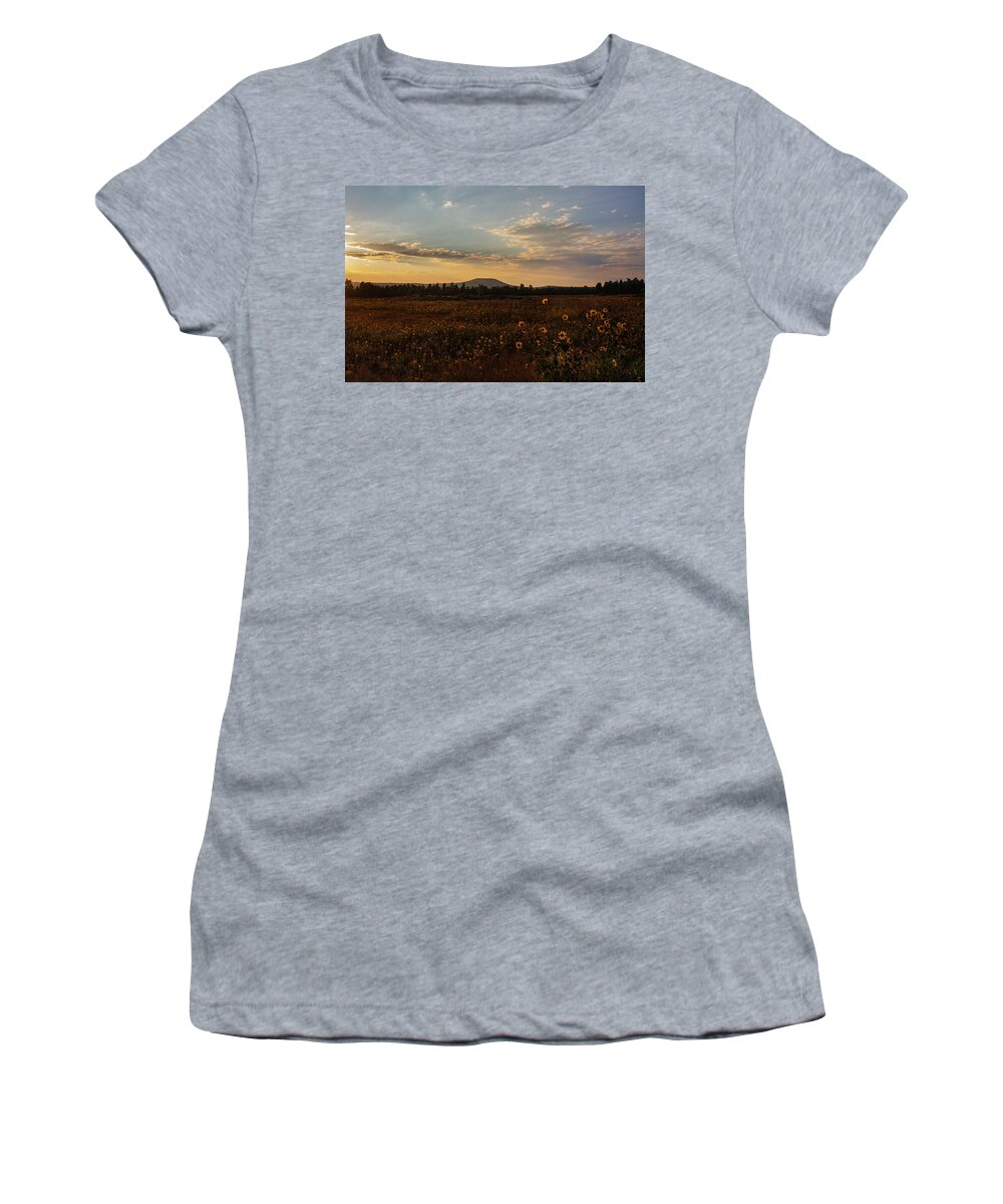 Sunset Women's T-Shirt featuring the photograph Incandescence by Laura Putman