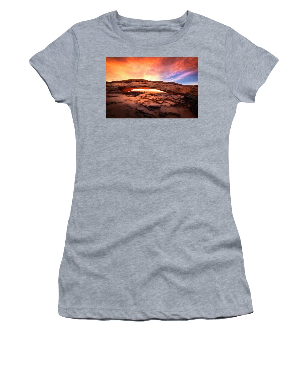 Utah Women's T-Shirt featuring the photograph Sunrise Mesa Arch by Mark Gomez