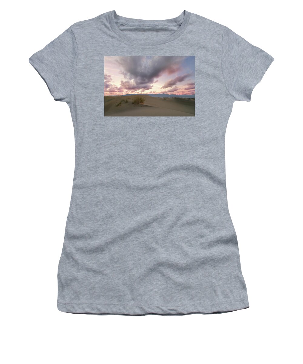 Landscape Women's T-Shirt featuring the photograph Sunrise on the Dunes by Jon Glaser