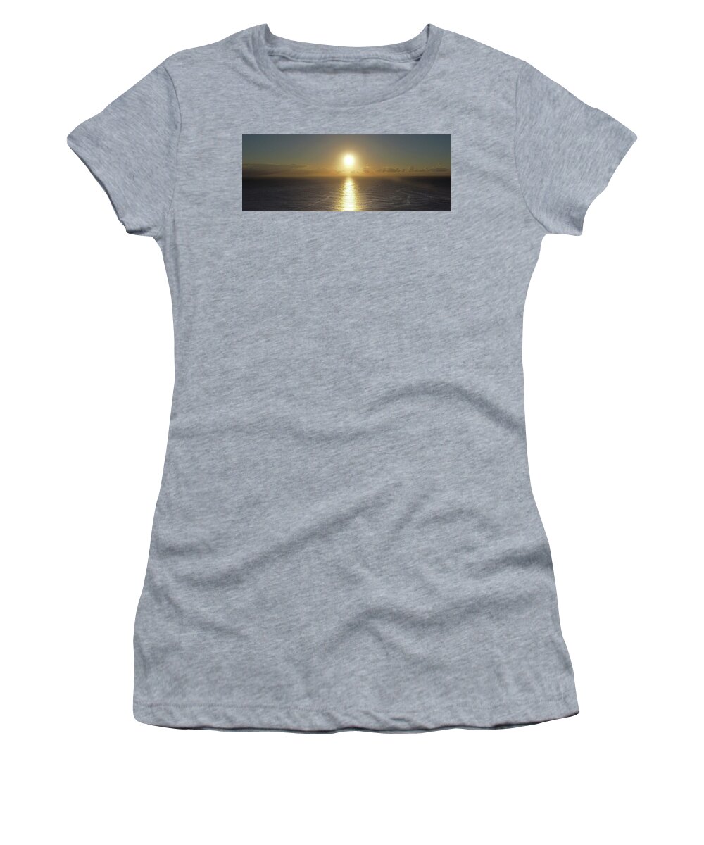 Beach Women's T-Shirt featuring the photograph Sunrise over Long Reef No 4 by Andre Petrov