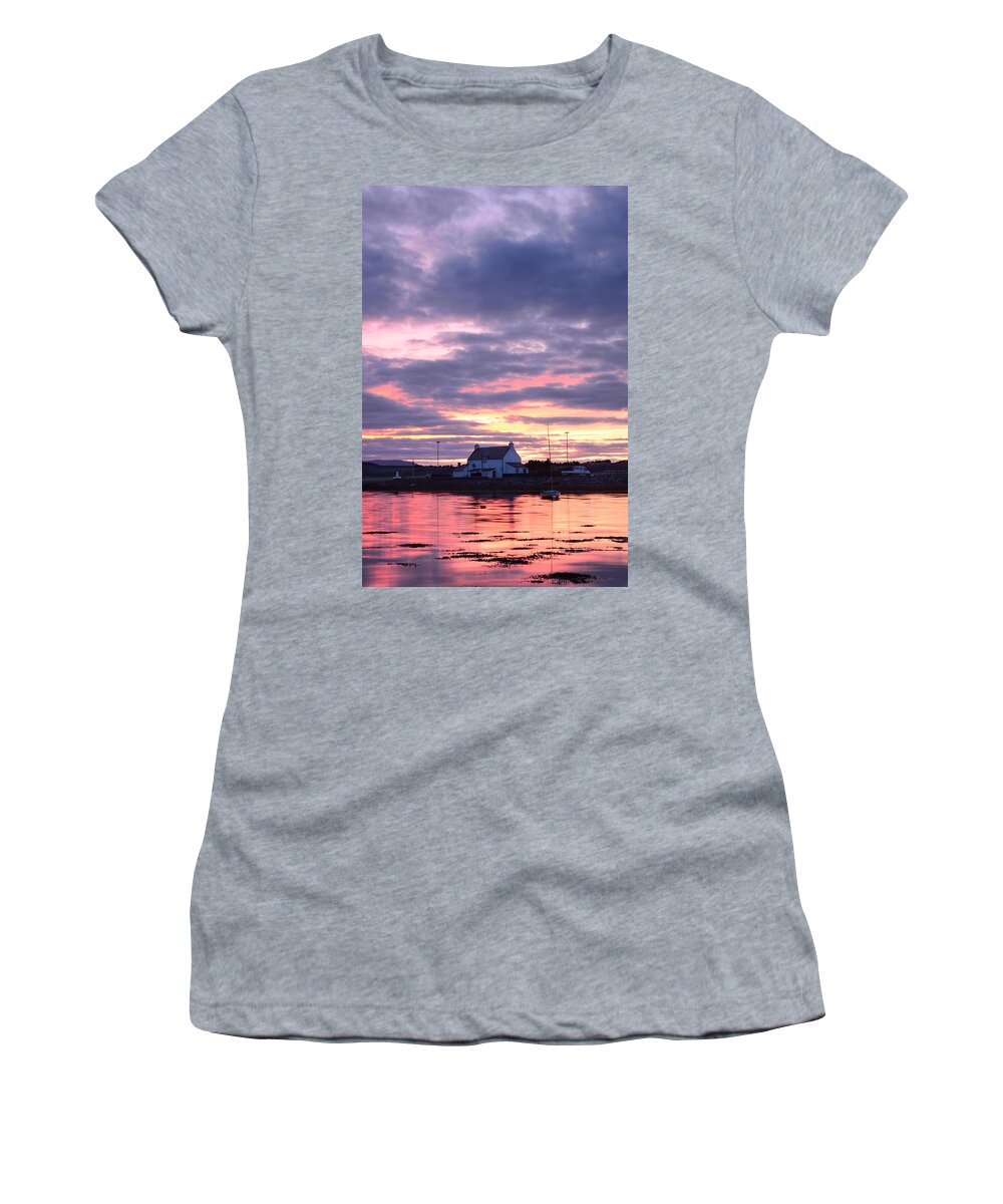 Clachnaharry Sunset Women's T-Shirt featuring the photograph Sunset at Clachnaharry by Gavin MacRae
