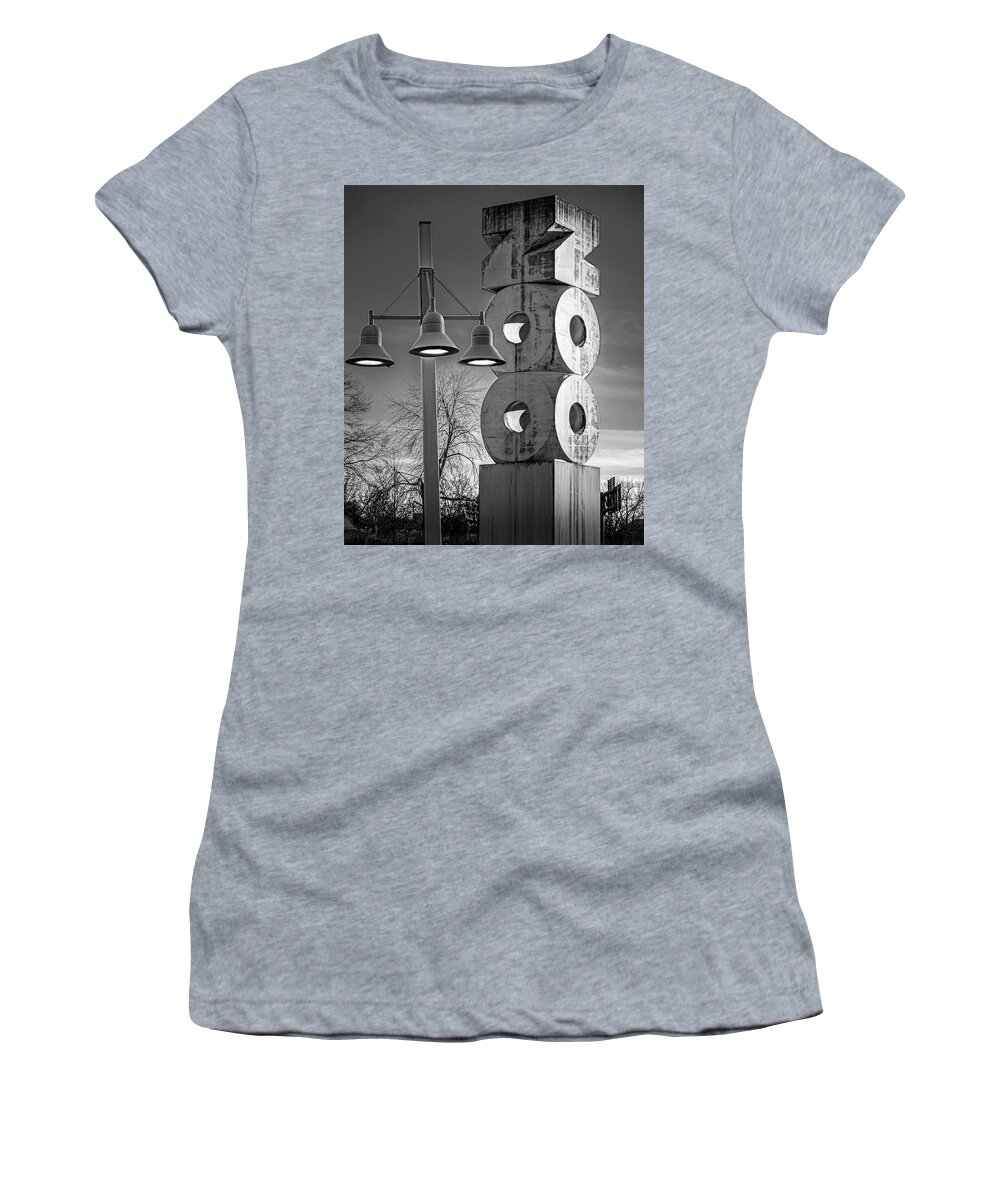 City Women's T-Shirt featuring the photograph Sunset At The Zoo by Michael Smith