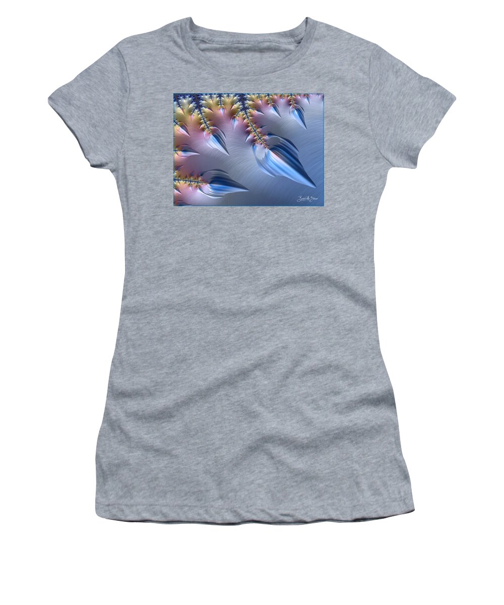 Abstract Women's T-Shirt featuring the photograph Sweetness by Barbara Zahno