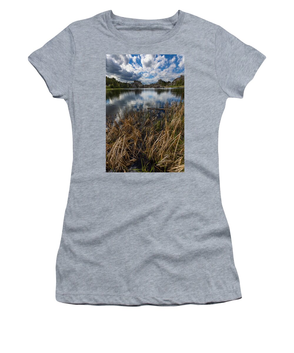 Sylvan Lake Women's T-Shirt featuring the photograph Sylvan Lake by Aaron J Groen