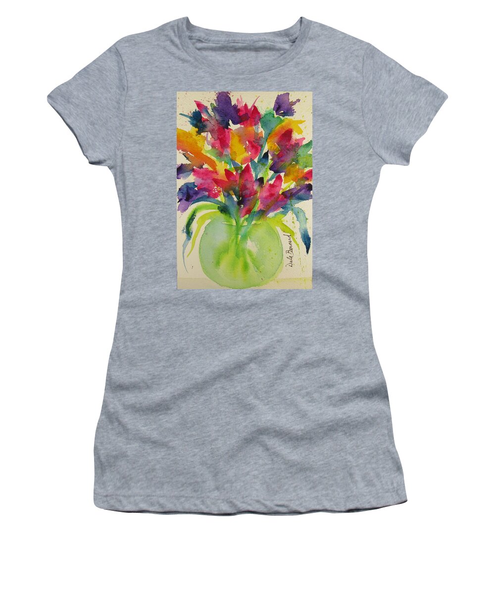 Garden Women's T-Shirt featuring the painting The Admirer by Dale Bernard