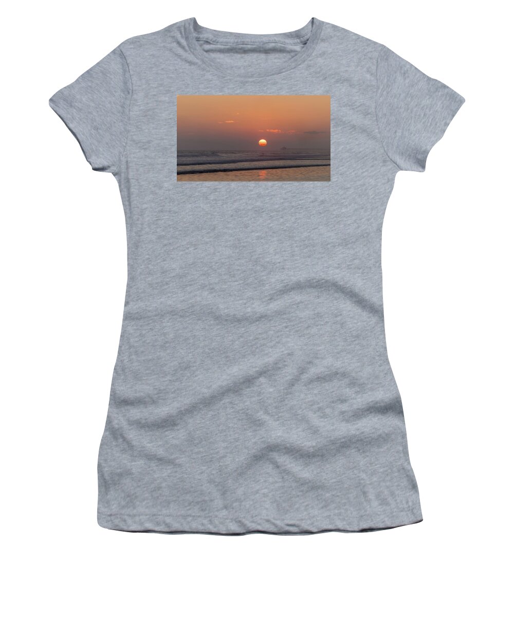 North Myrtle Beach Women's T-Shirt featuring the photograph The Ball by Ree Reid
