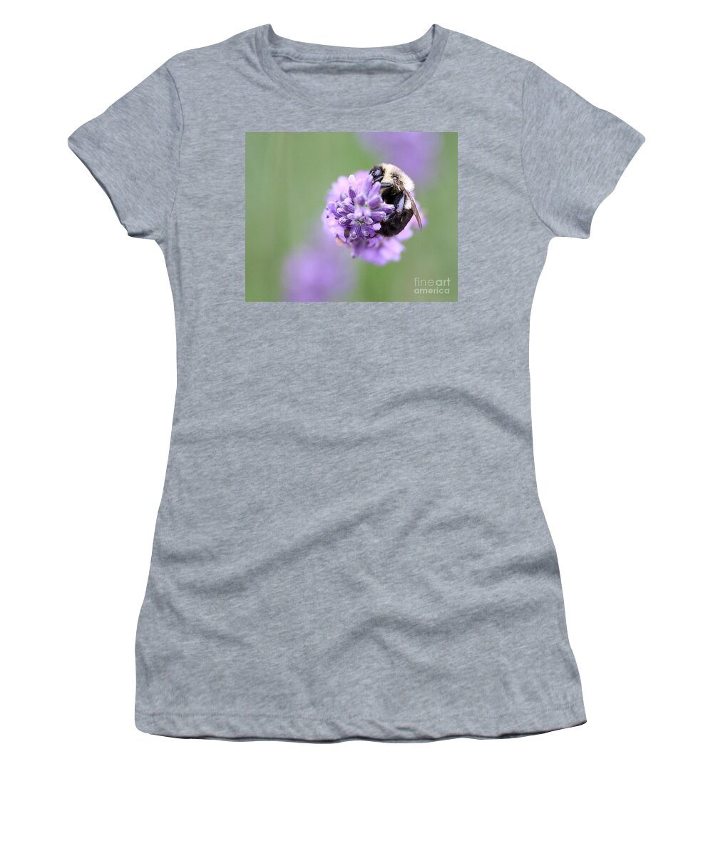 Bee Women's T-Shirt featuring the photograph The Bee's Knees by Lori Lafargue