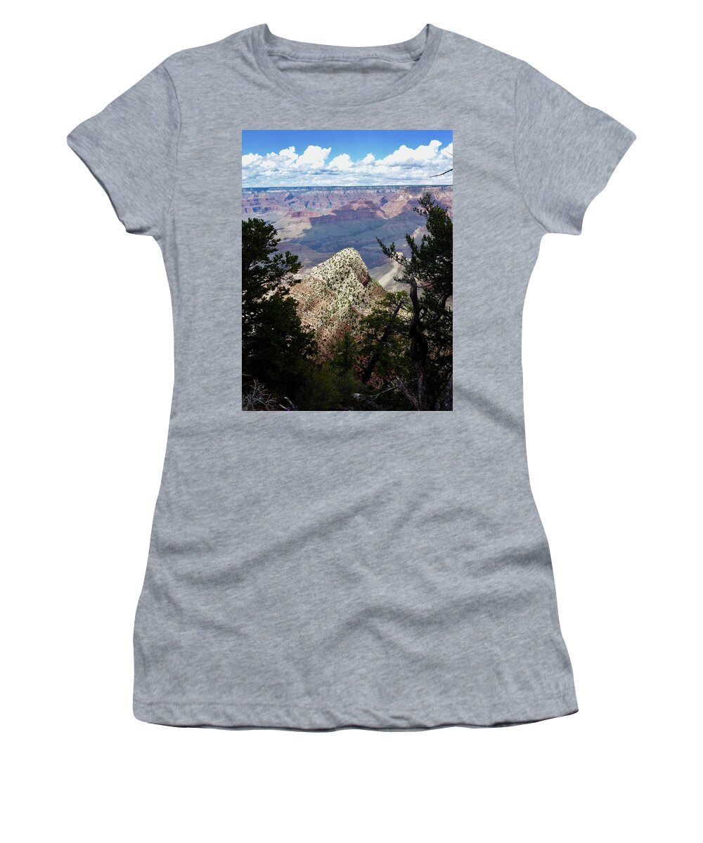 Grand Canyon Women's T-Shirt featuring the photograph The Big Hole by Louise Mingua