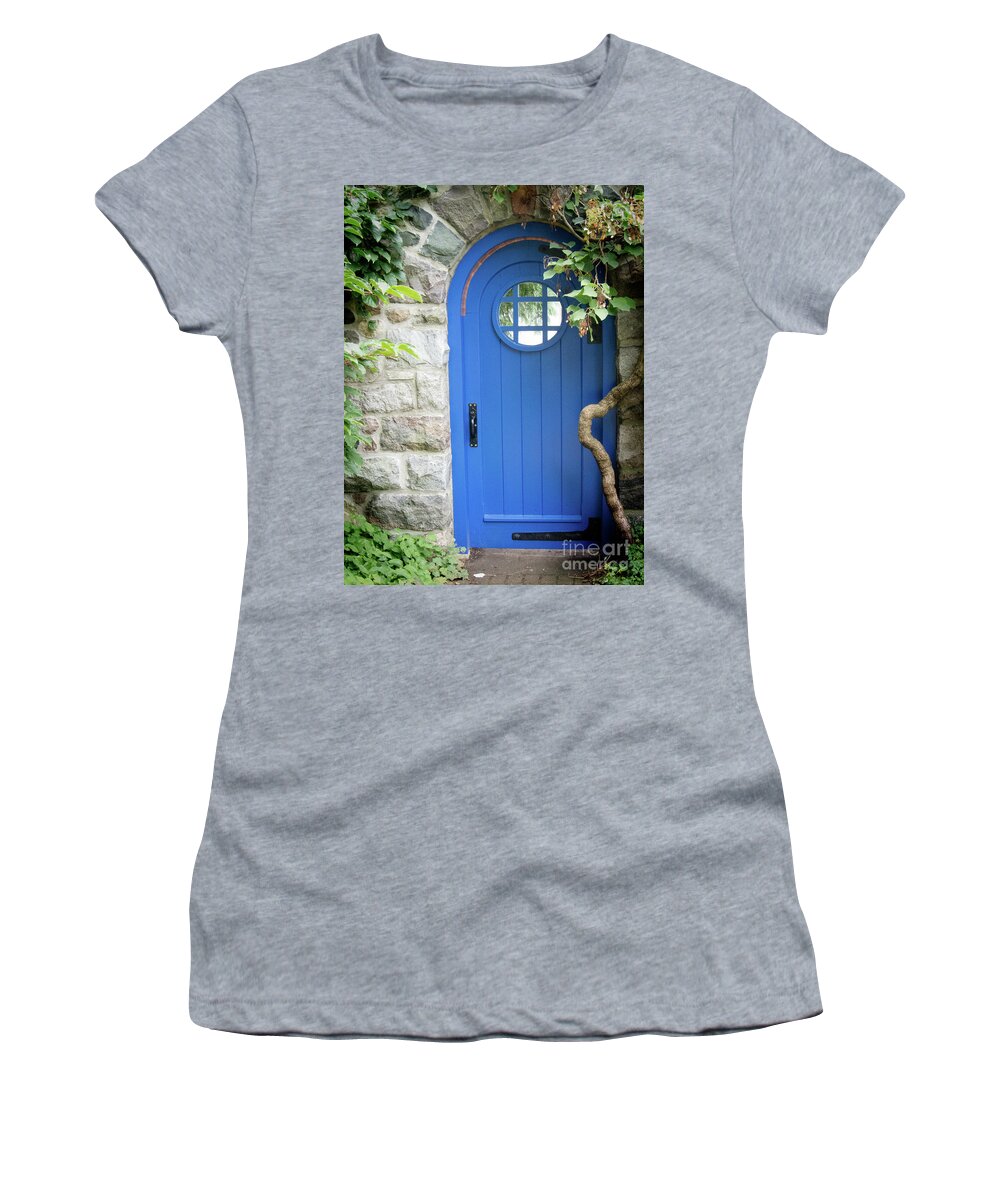Door Women's T-Shirt featuring the photograph The Blue Door by Rich S