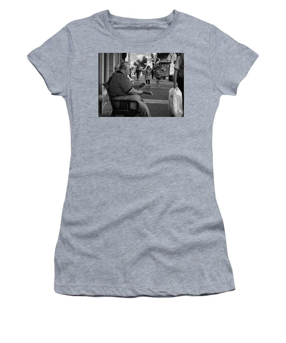 News.newspaper Women's T-Shirt featuring the photograph The Daily Read by Robert Knight
