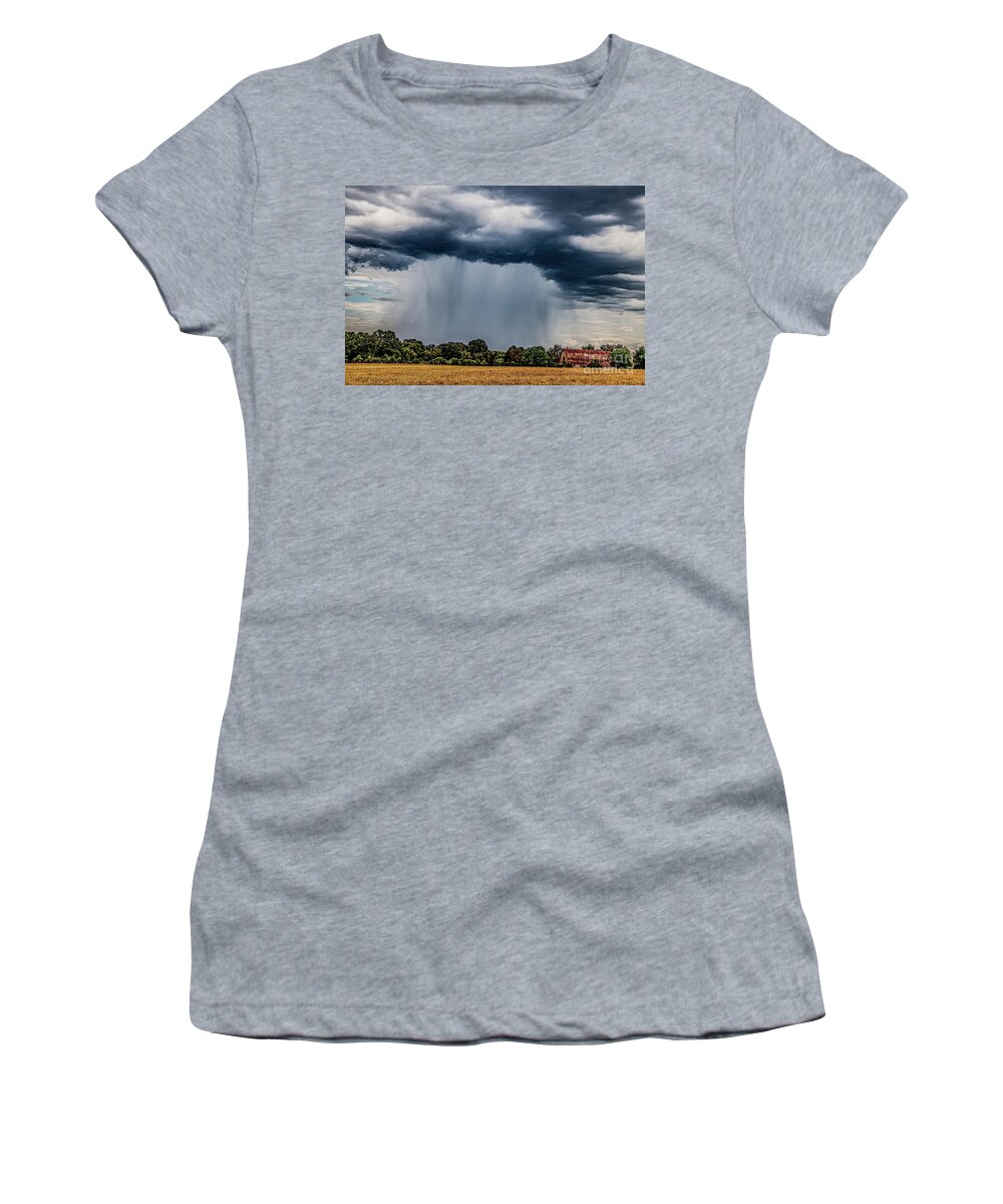  Women's T-Shirt featuring the photograph The Downfall by Michael Tidwell