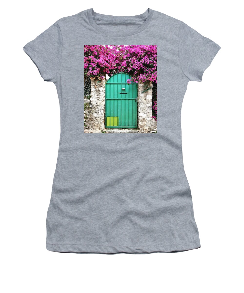 Door Women's T-Shirt featuring the photograph The Magic Door by Andrea Whitaker